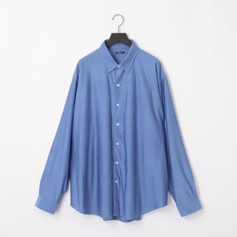 【残り一点】36G Silk Stripe Atmosphere LS Shirt