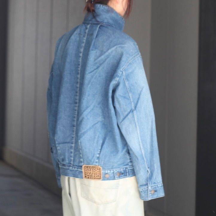 【残り一点】12.5OZデニムブルゾン(USED)