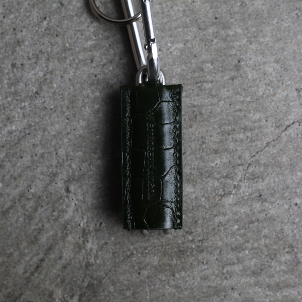 【残り一点】Spring Clip Key Holder(CLIX_CROCO GRAIN)