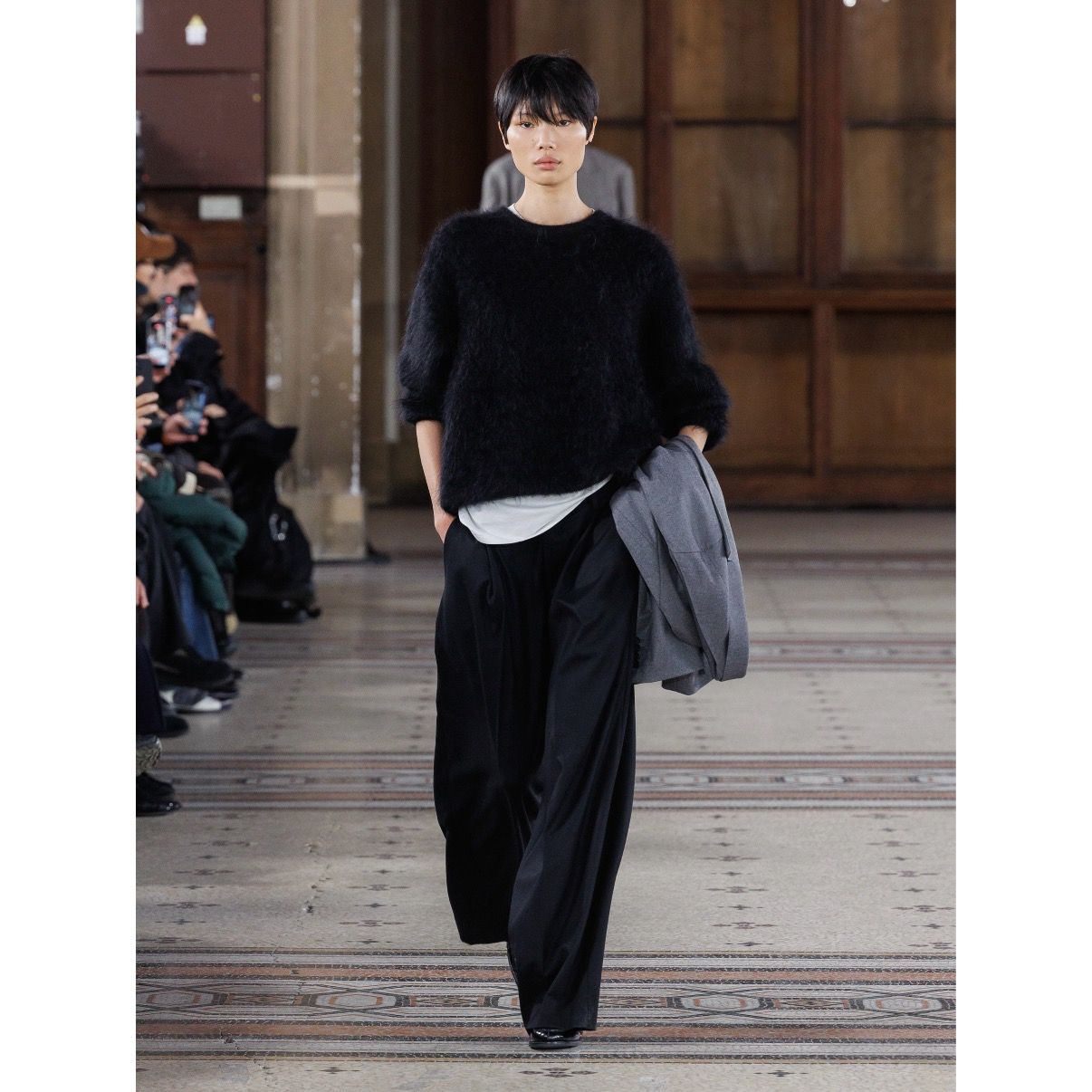 【残りわずか】Kid Mohair Knit Crew Neck LS