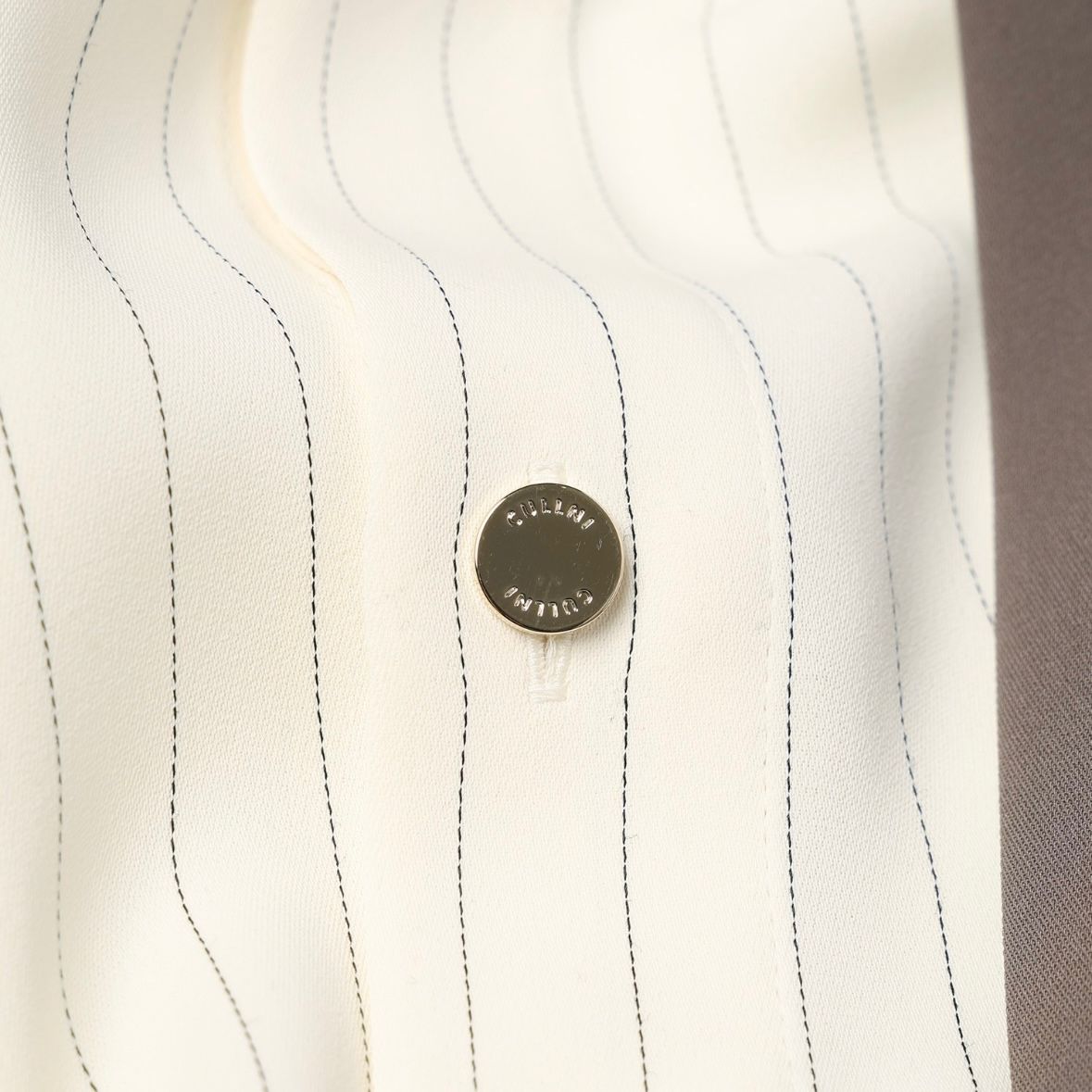 【残り一点】Double Satin Asymmetrical Layered Shirt