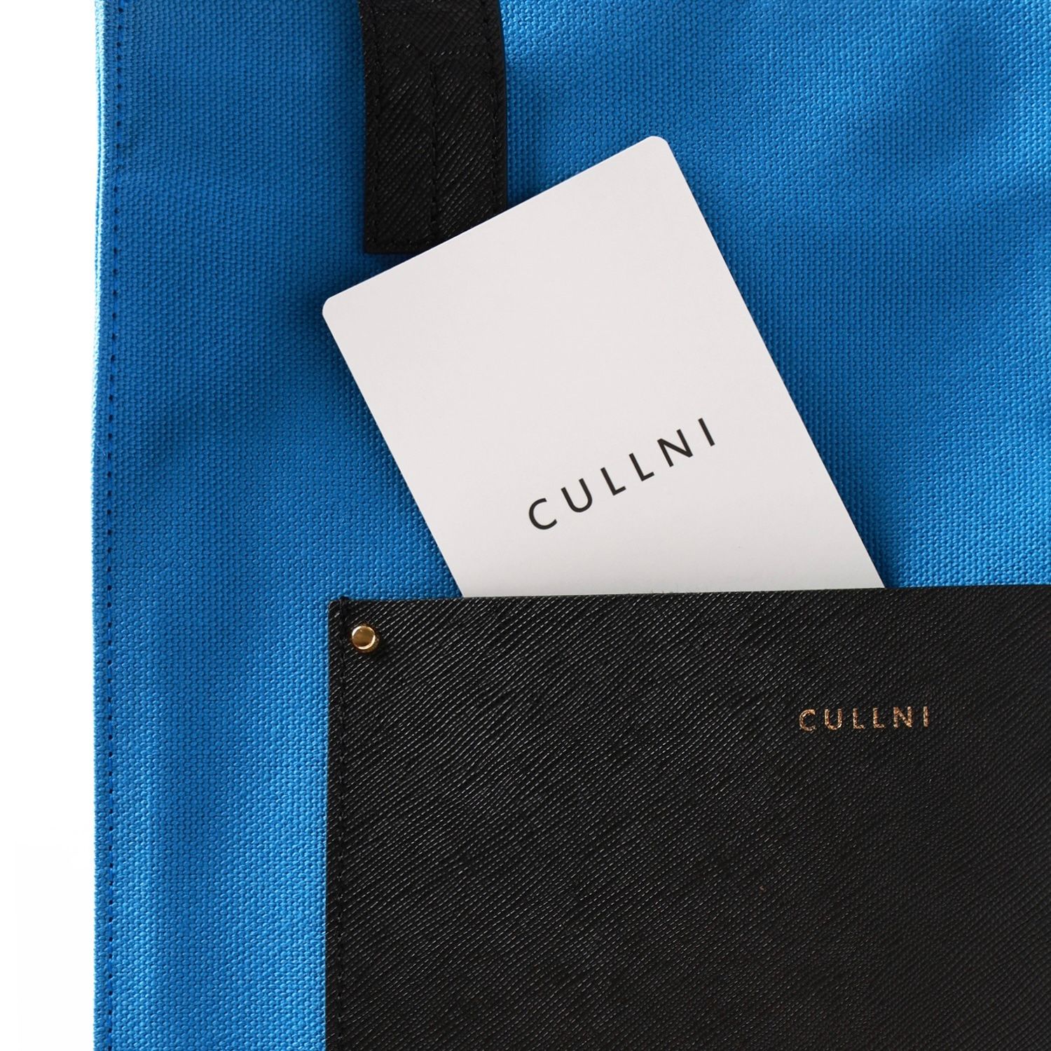 【残り一点】Leather Pocket Canvas Tote