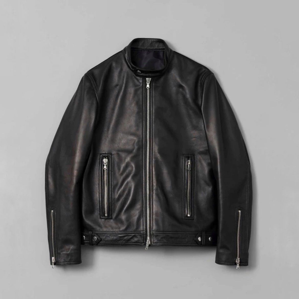 【残り一点】Dress-Fit Sheep Leather Single Rider JKT