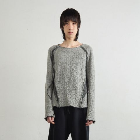 【再販売通知受付可能】Paneled Long Sleeve T Shirt