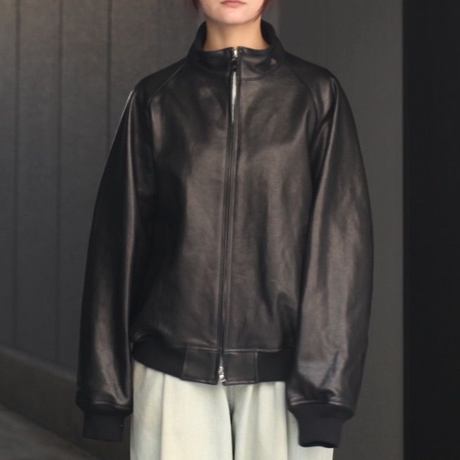 【残りわずか】Lamb Leather Weekend Jacket