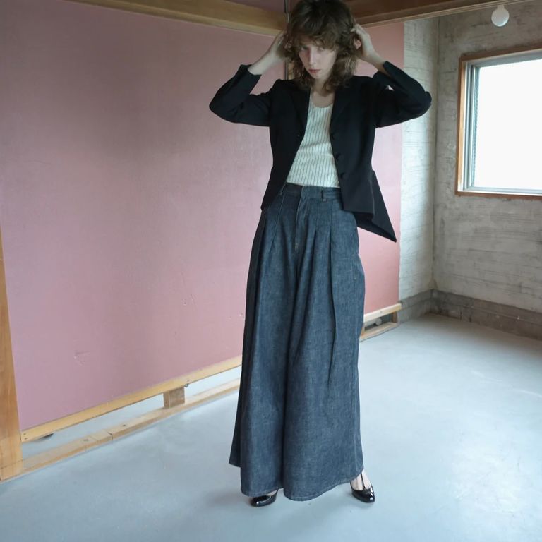 LIVINGTONE - 【残り一点】Dolk3_WIDE LEG(INDIGO) | ACRMTSM ONLINE STORE