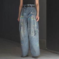 【残り一点】Painted Ordinary City Baggy