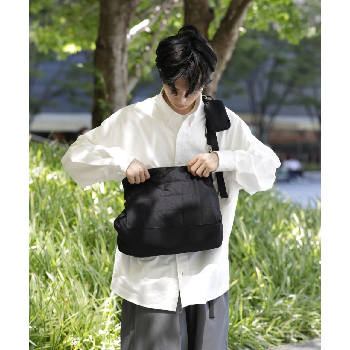 meltum - 【残りわずか】Quilting Pouch Shoulder Bag | ACRMTSM 