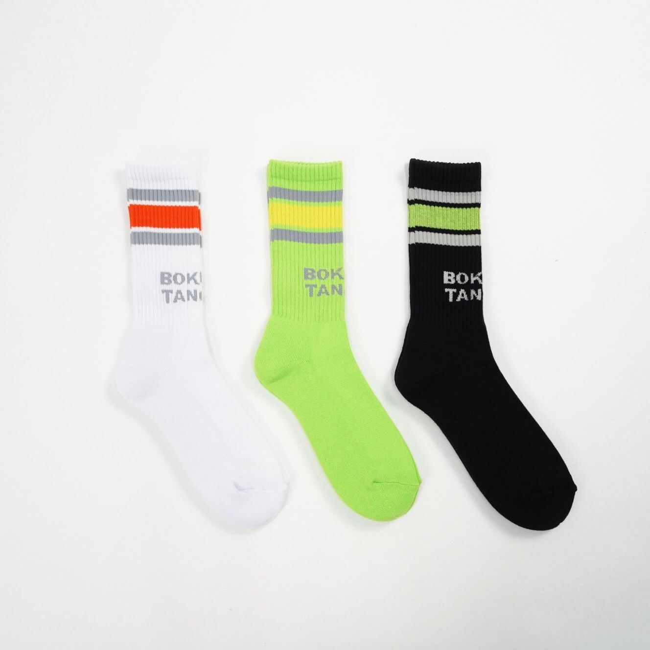 【残りわずか】Boku Tano Socks(3LINE PILE CREW)