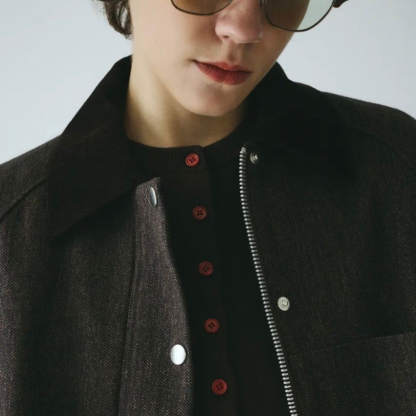 【残り一点】Herringbone Loose Jacket