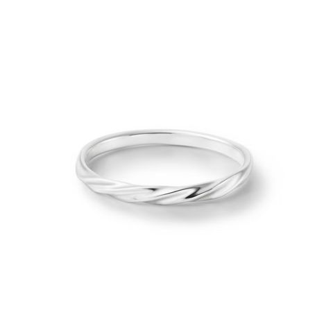 【お取り寄せ注文可能】Half Twist Ring S(PLATINUM950)