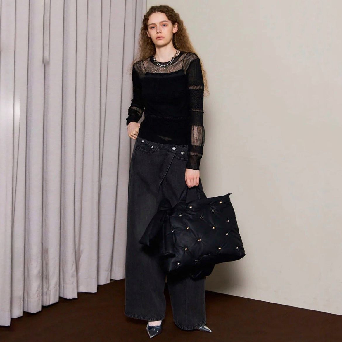 【残り一点】Studs Double Knot Tote Bag