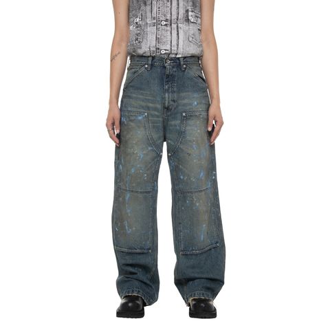 【残り一点】"Paint" Painter Denim Pants