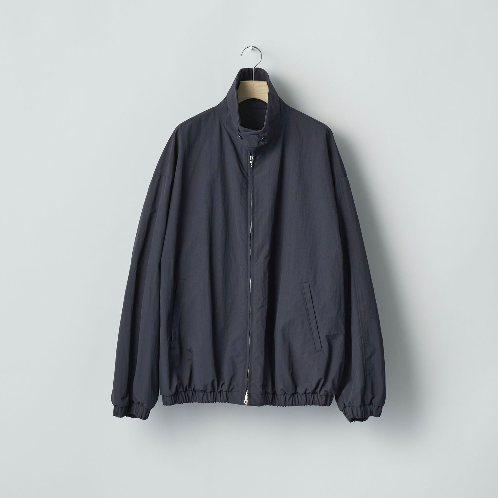 stein ナイロンジャケット ブラック ssstein - 【残りわずか】Recycled Nylon Oversized Zip Jacket