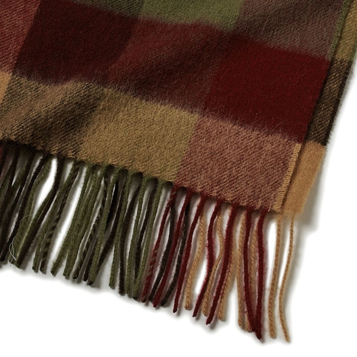【残り一点】Lambswool Tattersall Scarf