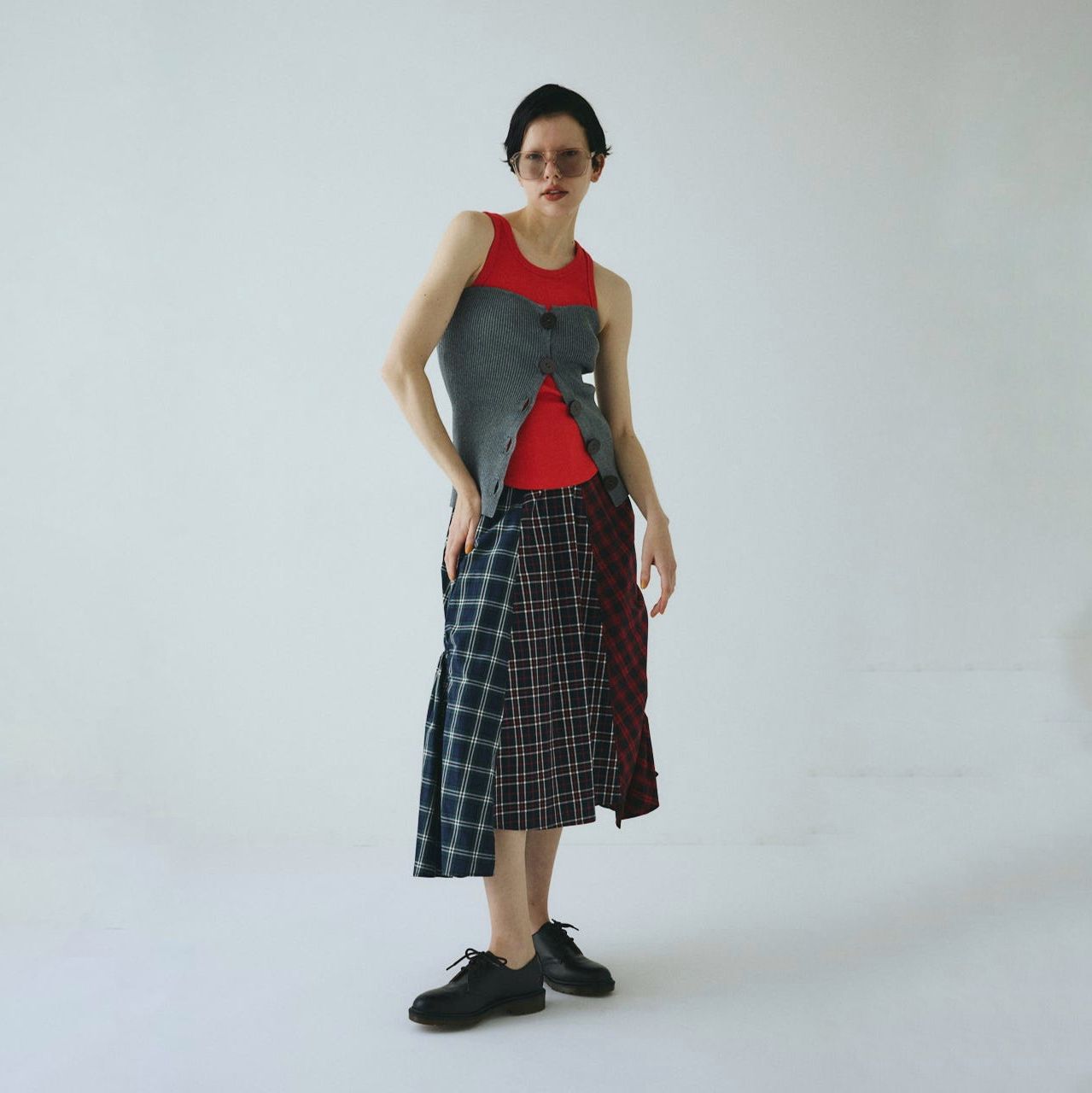 【残り一点】Front Button Knit Bustier