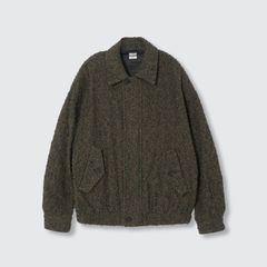 【残り一点】Needlepunched Cotton Plaid Drizzler Jacket
