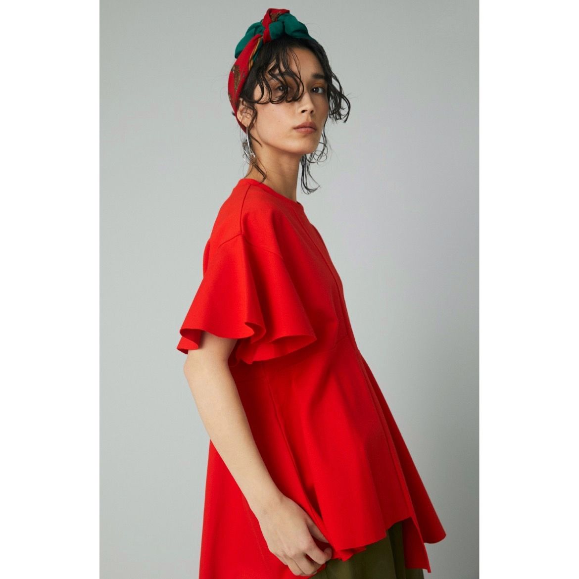 【残り一点】Cropped Ponte Tops