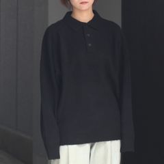 【残り一点】Shaggy Polo Knit