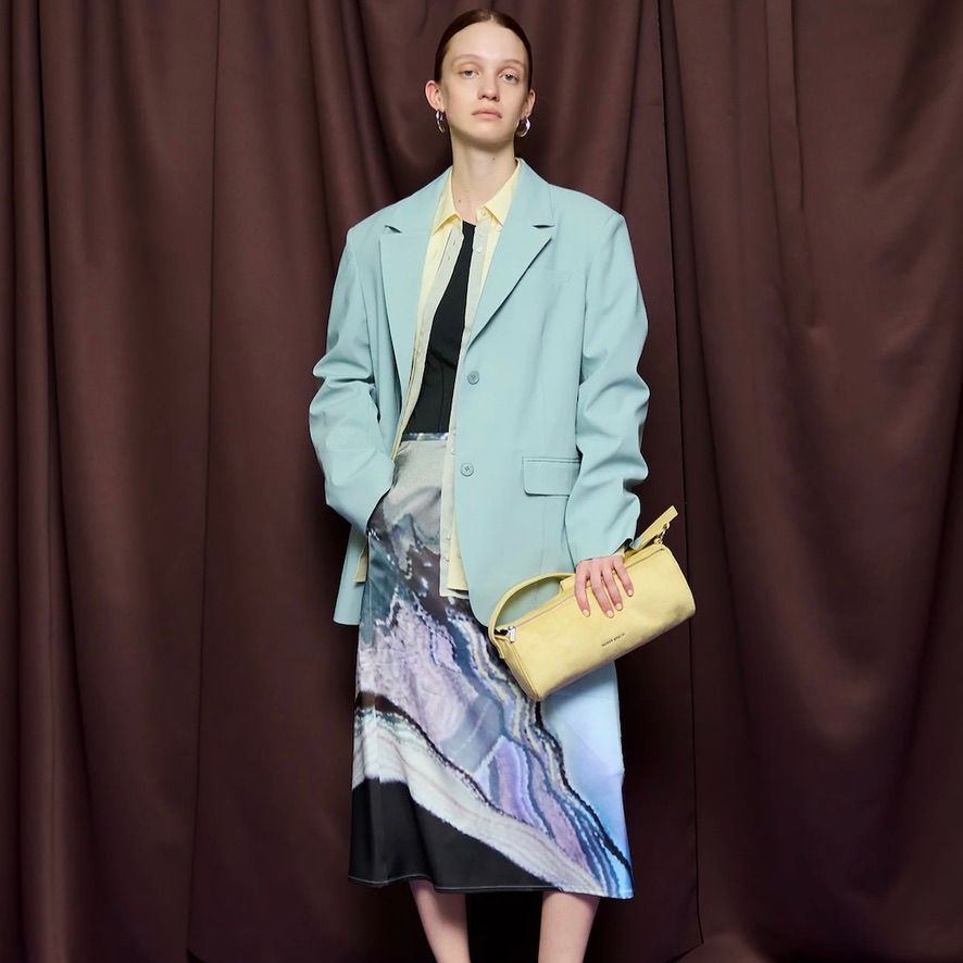 【残り一点】ナローダブルジップボストン