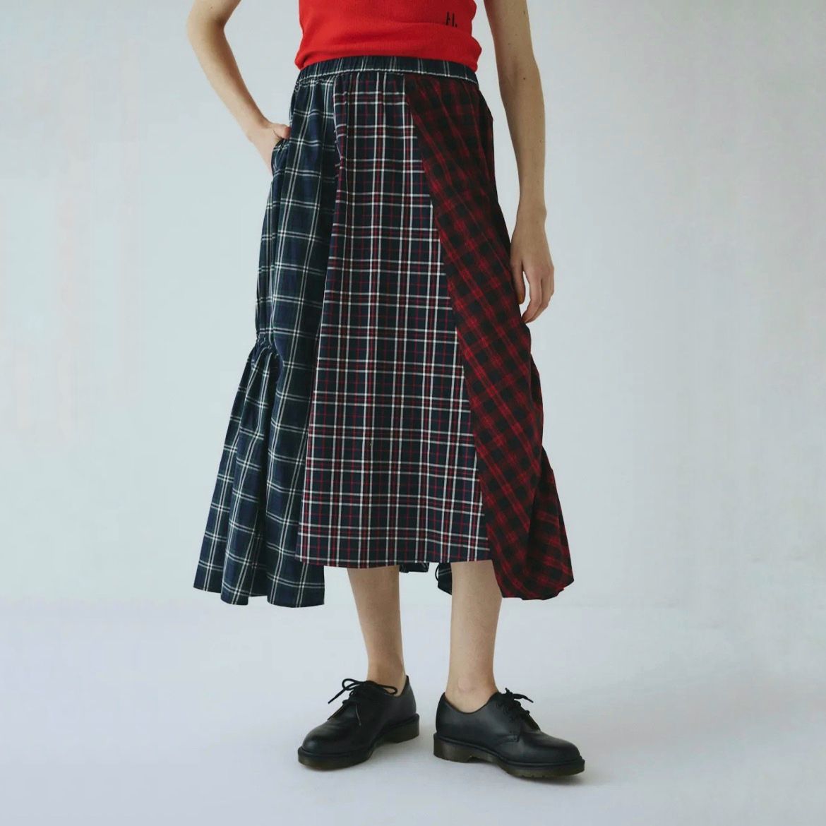 日本未入荷★Karen Millen アシンメトリーフレアドレス 日本未入荷☆Karen Millen アシンメトリーフレアドレス