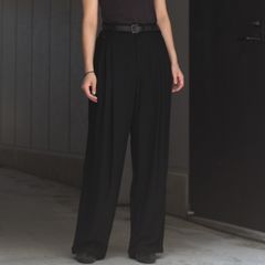 【残り一点】3 Tuck Wool Serge Trousers