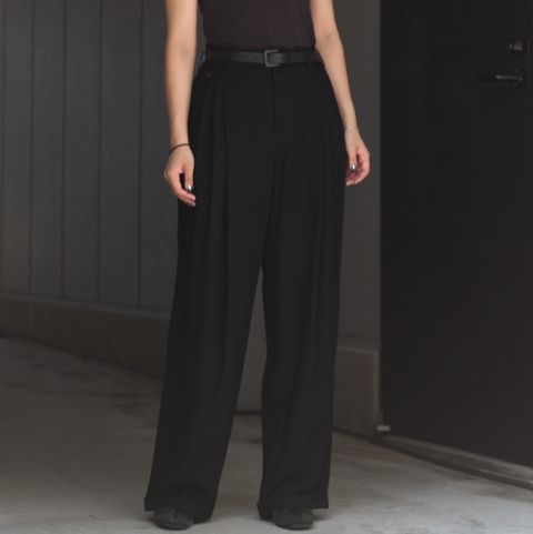 【残り一点】3 Tuck Wool Serge Trousers