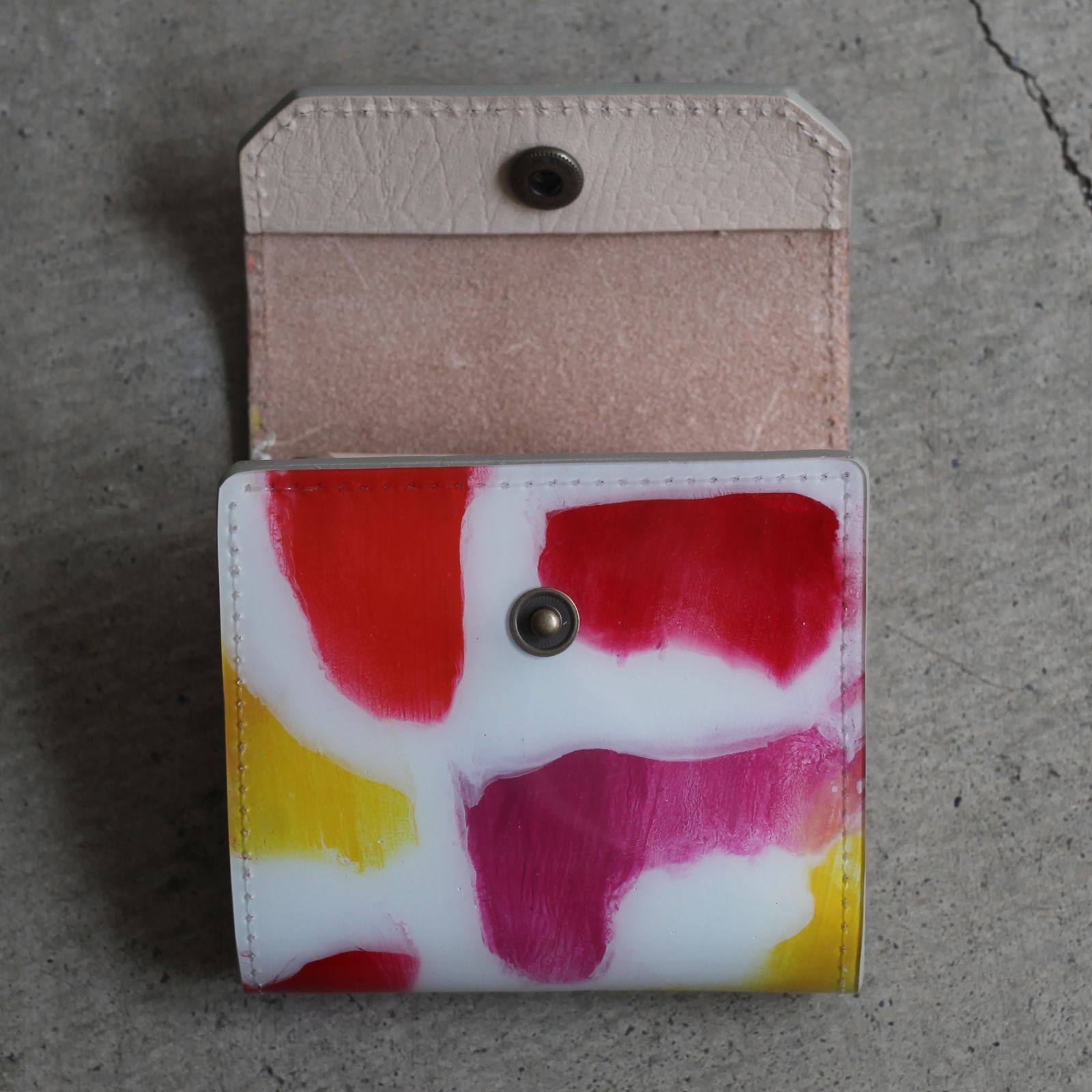 macromauro 財布 【macromauro】paint wallet P / multi-www.diplomasi.net