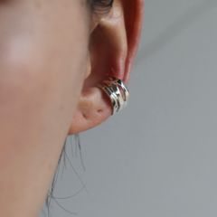 【残りわずか】Crockery Ear Cuff(SILVER)