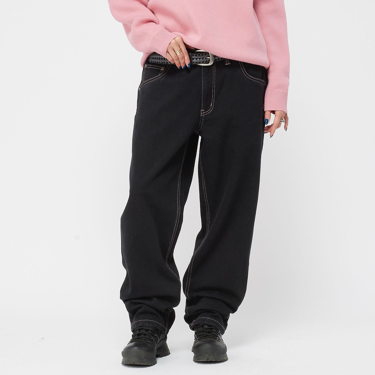 【再販売通知受付可能】Classic Relaxed Denim Pants