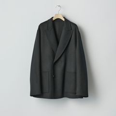 【残り一点】Wool/Cashmere Reversible Peak Lapel Jacket