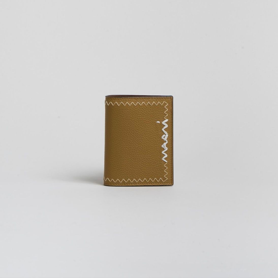 Marni Calf Leather Stitched Bifold W