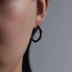 【残りわずか】Crockery Bamboo Pierce_L(BLACK)