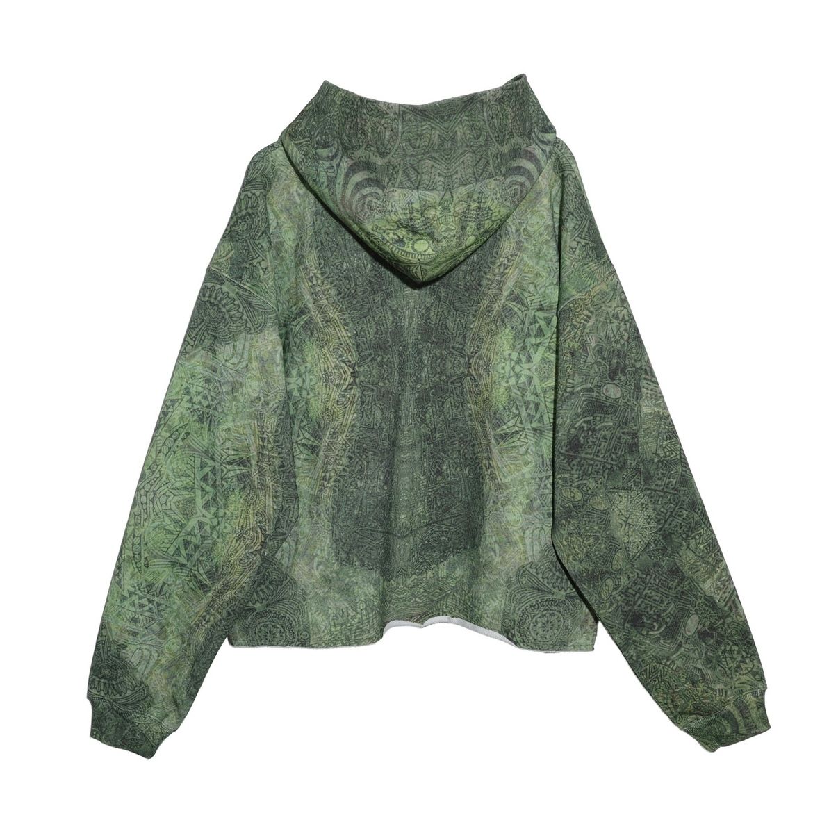 【残り一点】Cut Off Wide Zip Sweat Hoodie