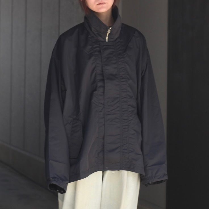 【残り一点】ナイロンジップブルゾン