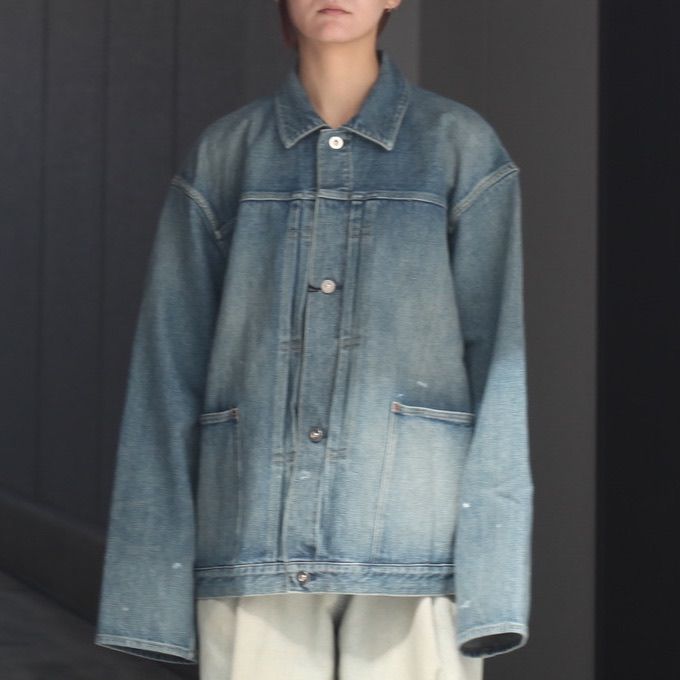 【残り一点】Pleats Jacket(USED FADE)