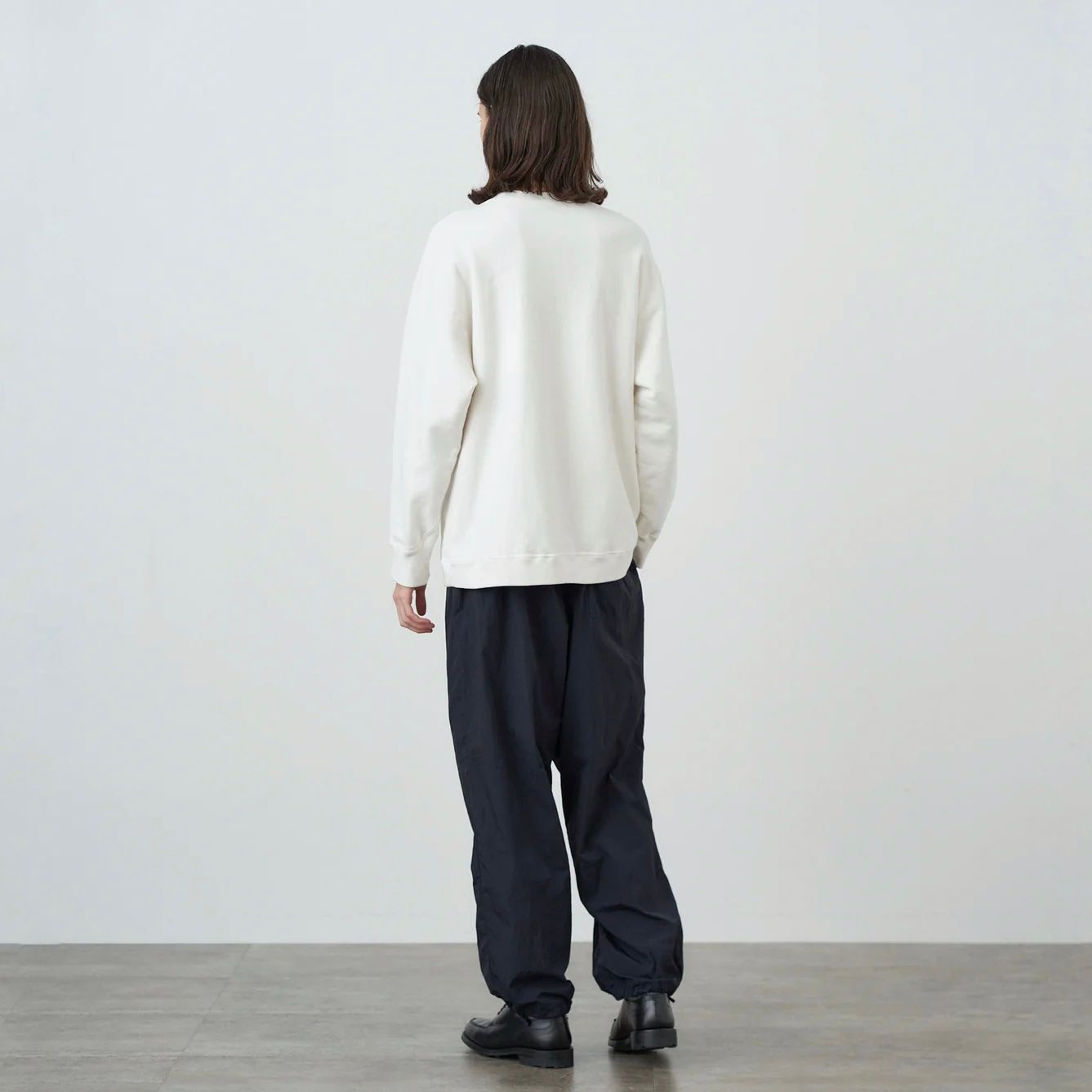 ATON - 【残り一点】Garment Dyed Urake Oversized Sweatshirt