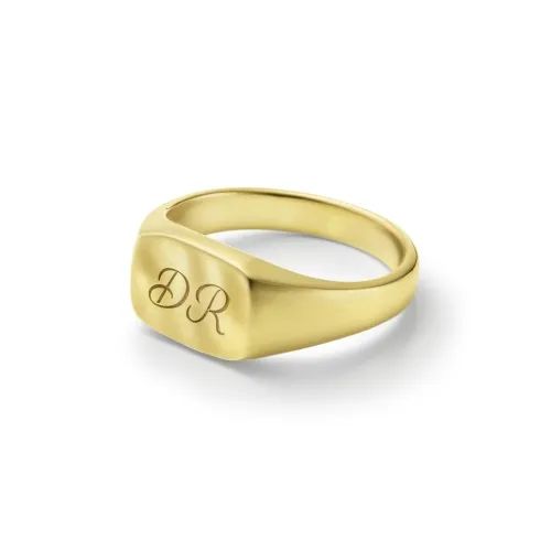 【お取り寄せ注文可能】Signet Ring No.3(K10 YELLOW GOLD)