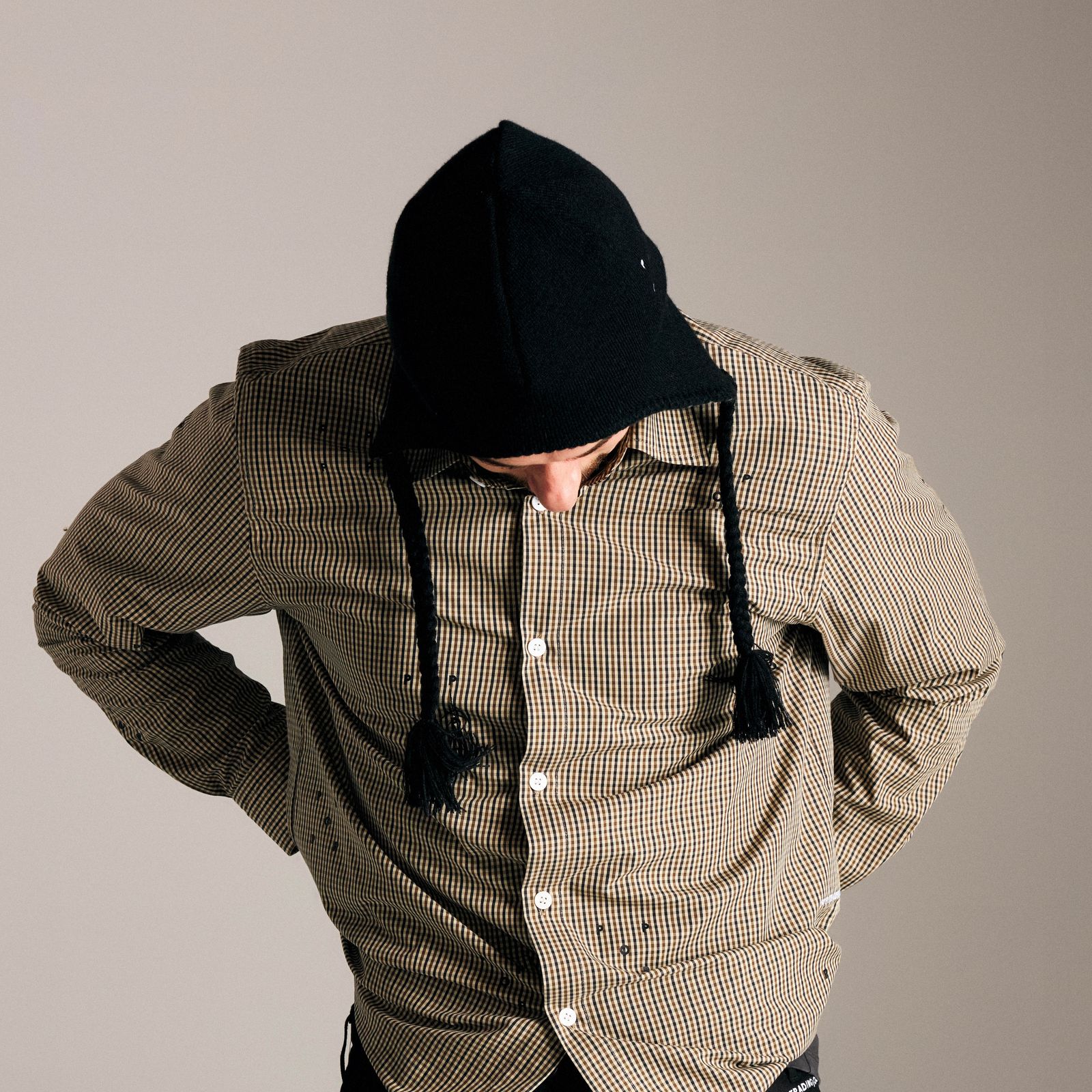 【残り一点】Reversible Earflap Beanie