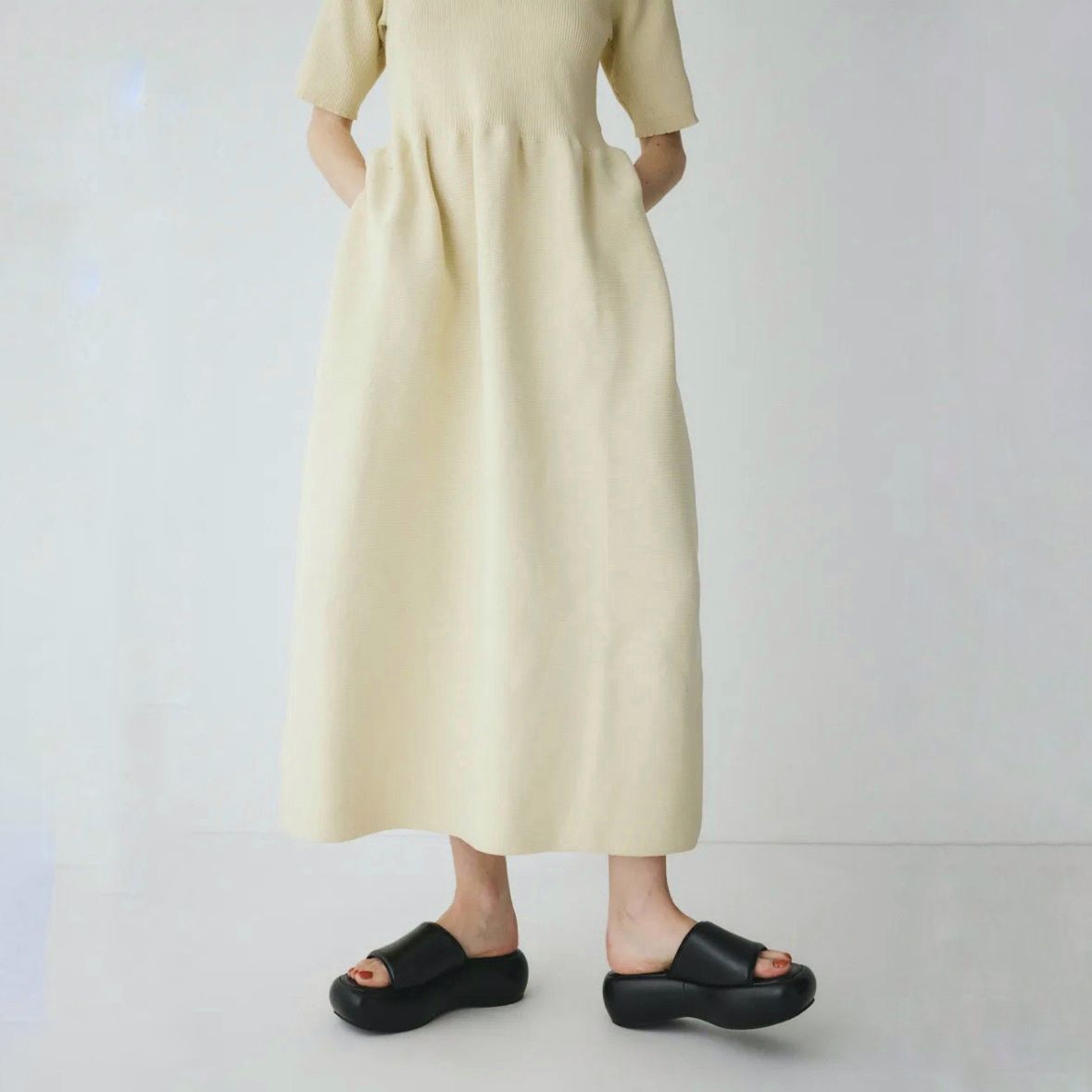 【残り一点】Knit Balloon Dress