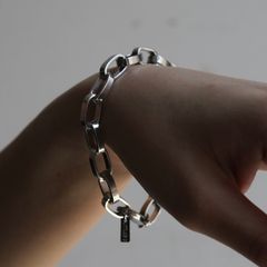 【残り一点】Flat Chain Bracelet(SILVER)