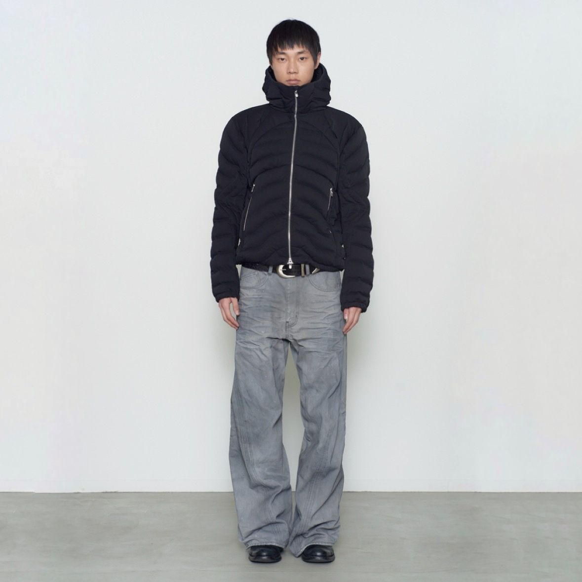 【残り一点】Panelled Hooded Puffer Jacket