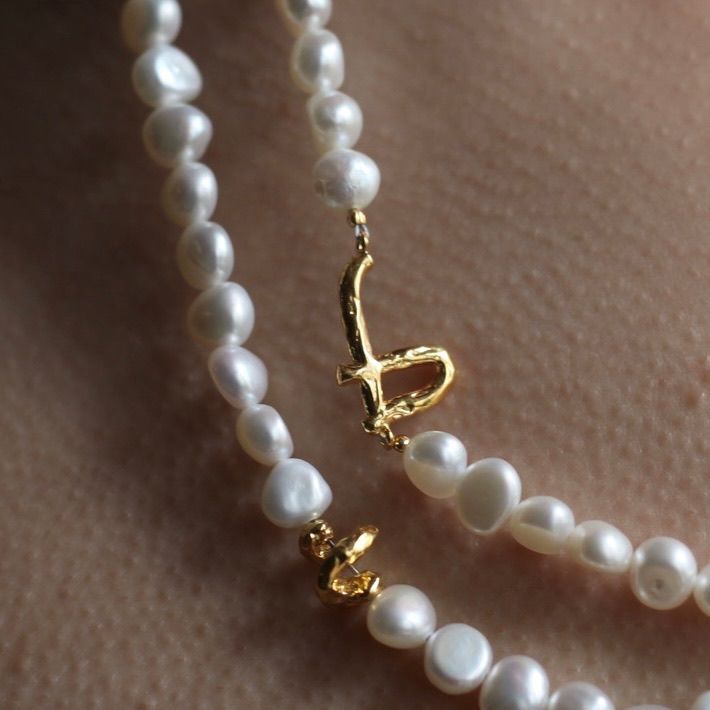 【お取り寄せ注文可能】Baroque Pearl Rope Necklace 130