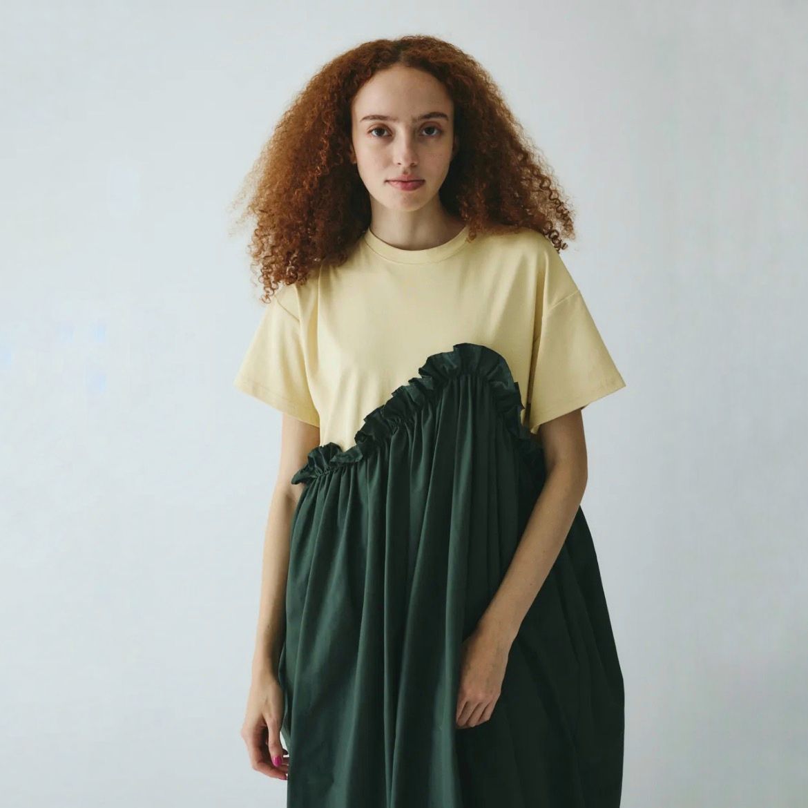 【残り一点】Wave Frill Cut Dress