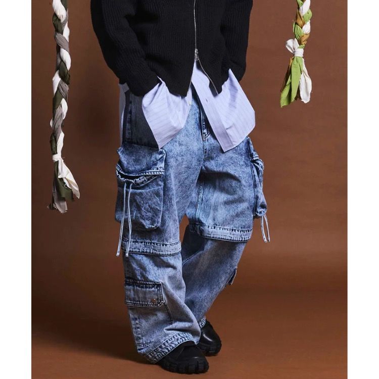 MAISON SPECIAL - 【残り一点】Big Pocket 2way Baggy Denim