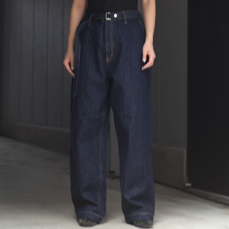 【残り一点】Belted Trousers(ONE WASH)