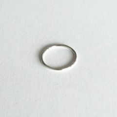 【お取り寄せ注文可能】Minimal Ring(WHITE GOLD/WIDE 1.5MM)