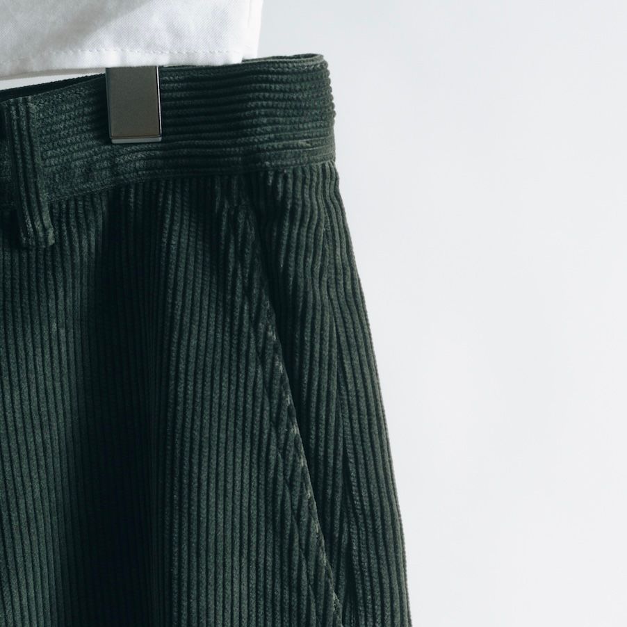 【再販売通知受付可能】Double Beltloop Corduroy Pants