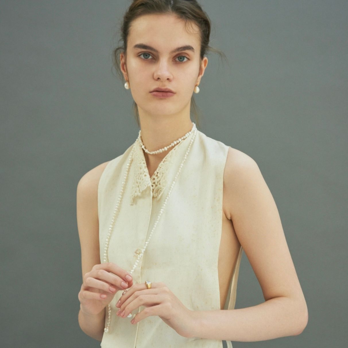 【お取り寄せ注文可能】Baroque Pearl Free Long Necklace 130