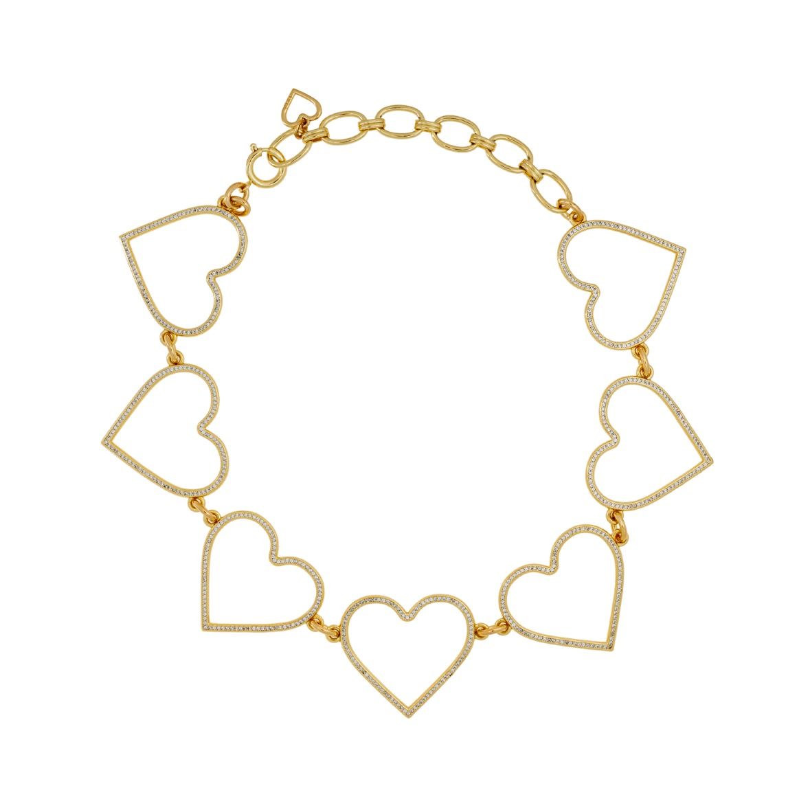【残り一点】Gold Heart Mega Necklace(GOLD)